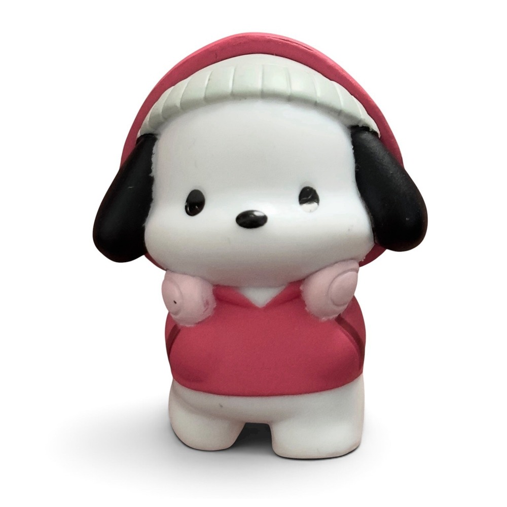 Sanrio Hapidanbui Cool Hoodie Figure Pochacco Twinchees Mini Figurine‎
